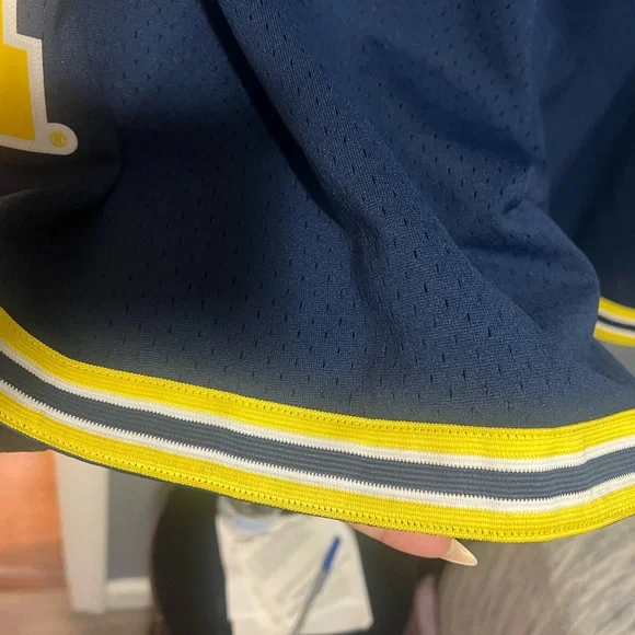 Mitchell & Ness Navy Blue Legacy Shorts - Picture 5 of 8